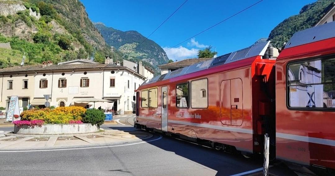 Ferienwohnung Il Girasole Tirano Exterior foto